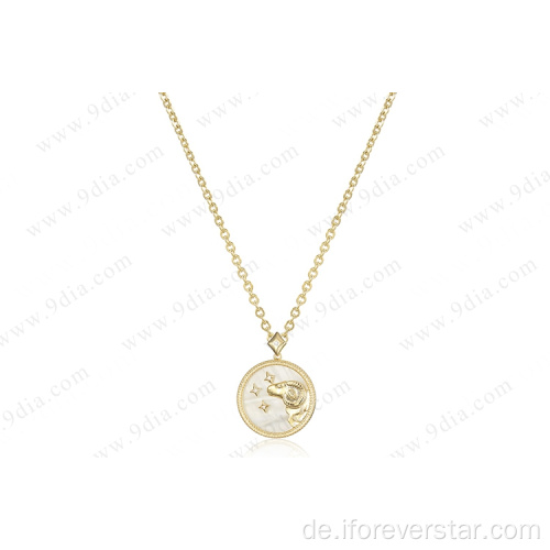 Schmuck vergoldet Zodiac 925 Sterling Silber